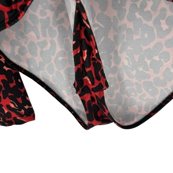 Zara Crossover Leopard Animal Print Long Sleeve Bodysuit - Picture 12 of 12